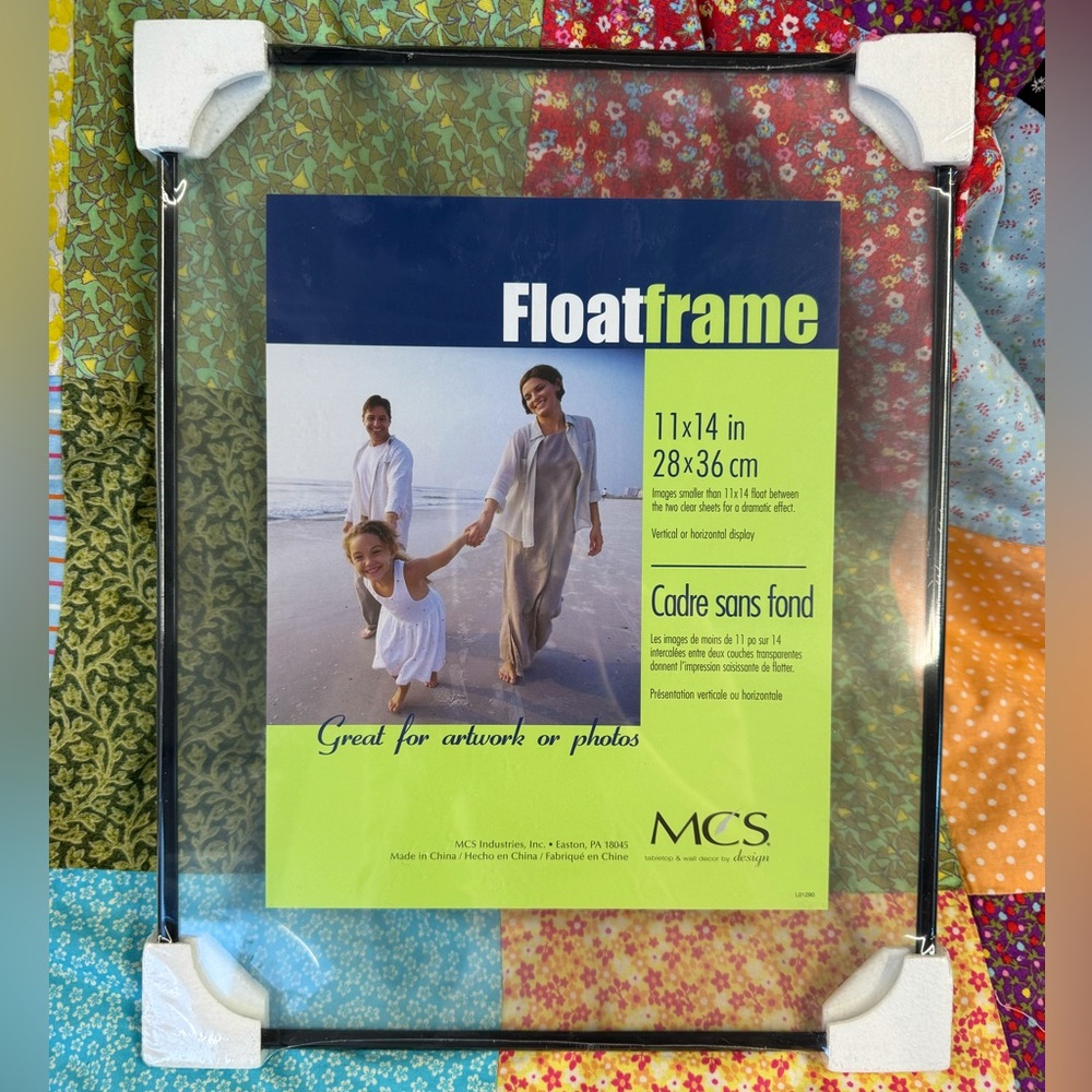 Brand New Black Float Frame 11x14inches